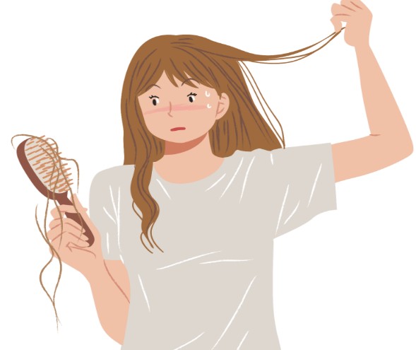 탈모에 어이없는 여자