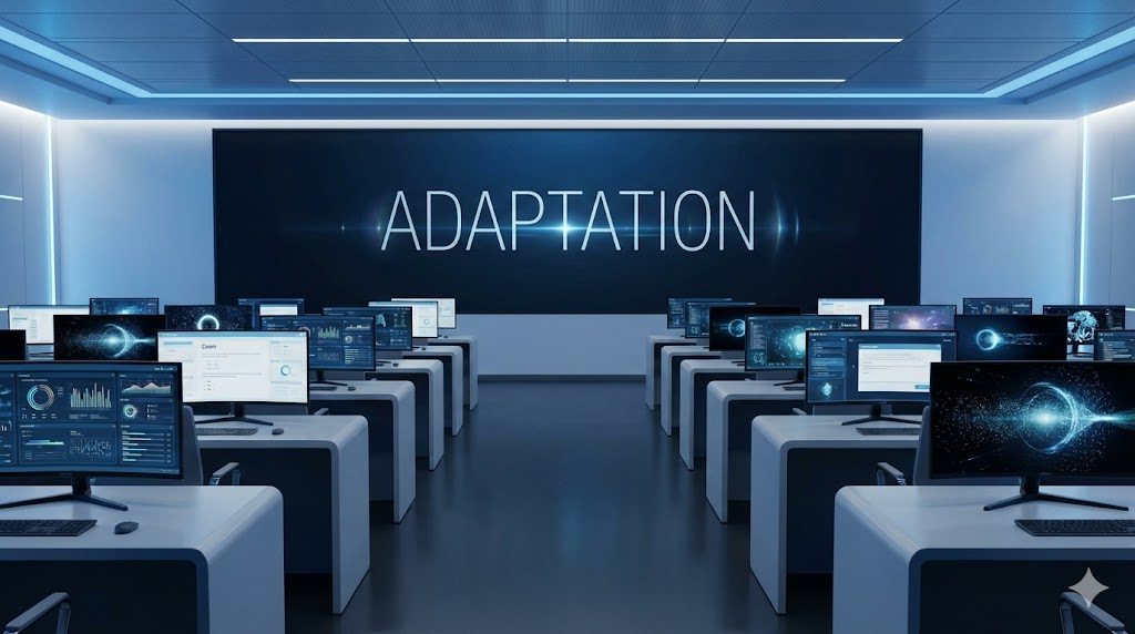 2026년부터 도입되는 새로운 CBT 시험 방식 안내 문구와 수험생 유의사항이 적힌 공고문 사진