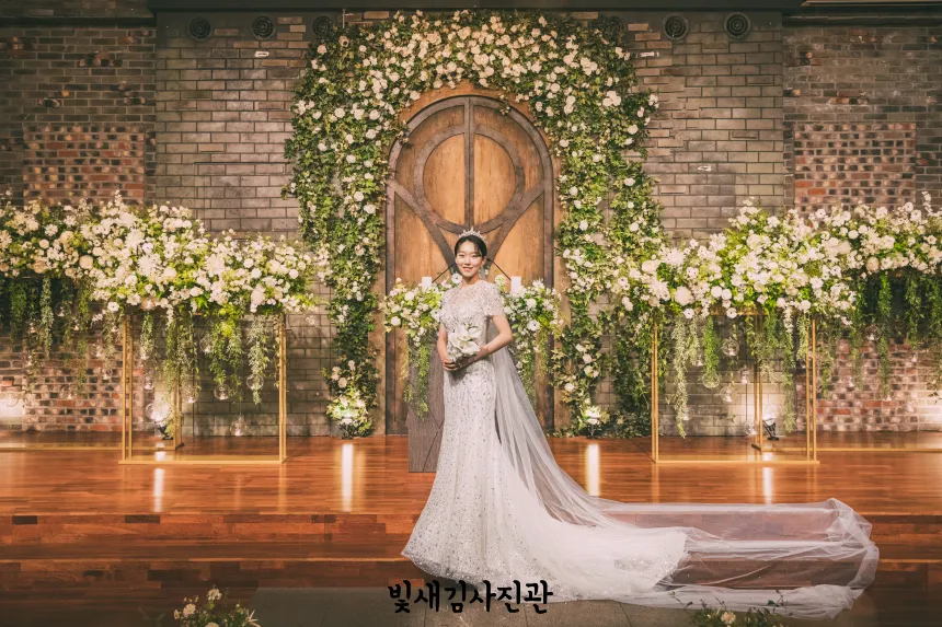 신부 원판촬영 연출