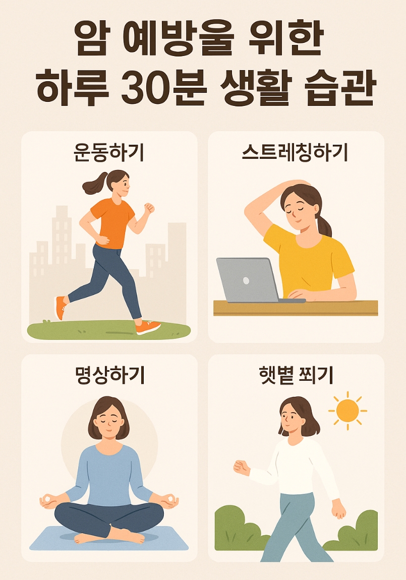 암 예방을 위한 하루 30분 습관