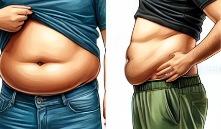 복부비만사진