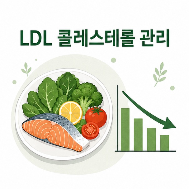 LDL 콜레스테롤 낮추는 방법 정리