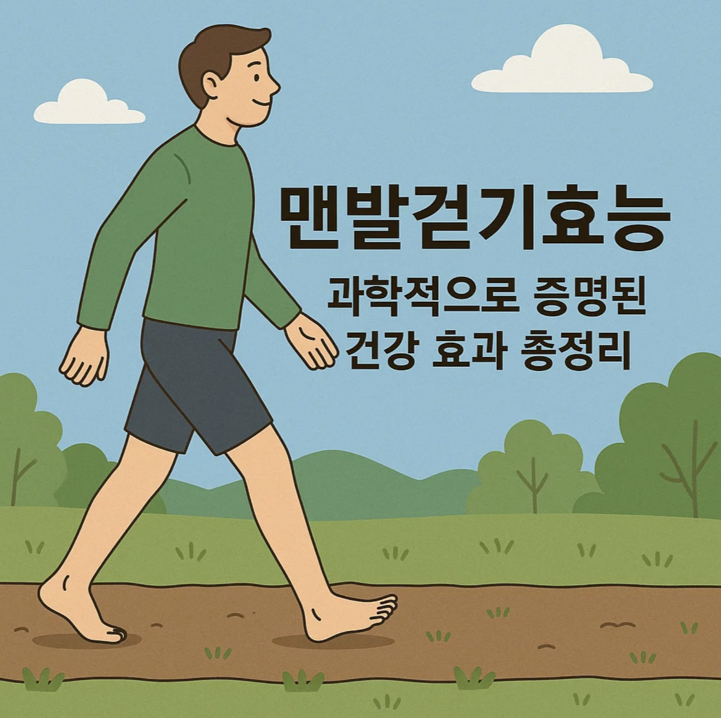 맨발걷기효능 과학적으로 증명된 건강 효과 총정리