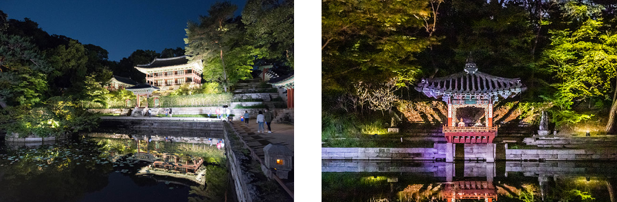 창덕궁 안의 부용지