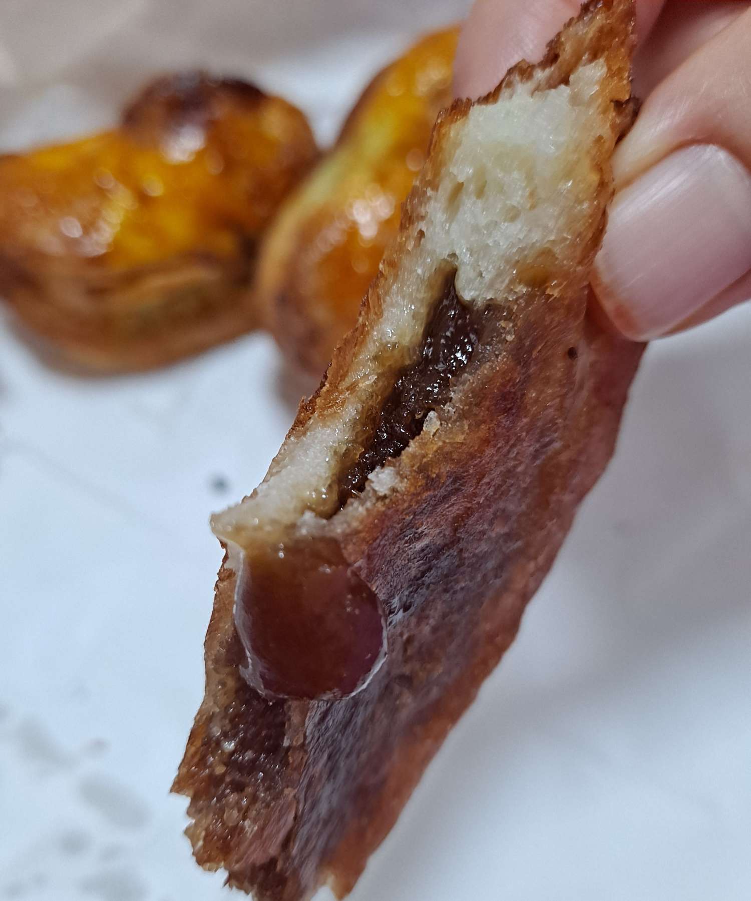 호떡먹다가 인증샷