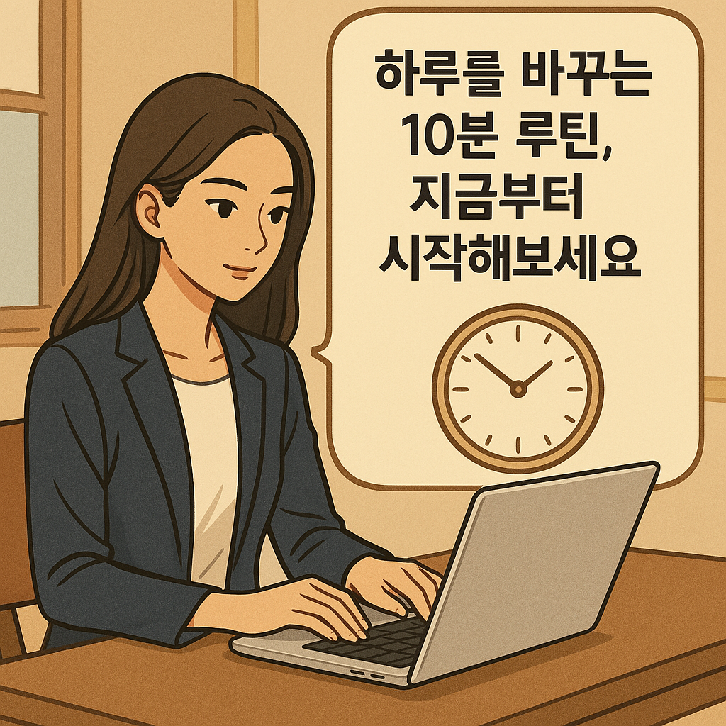 하루를 바꾸는 10분 루틴