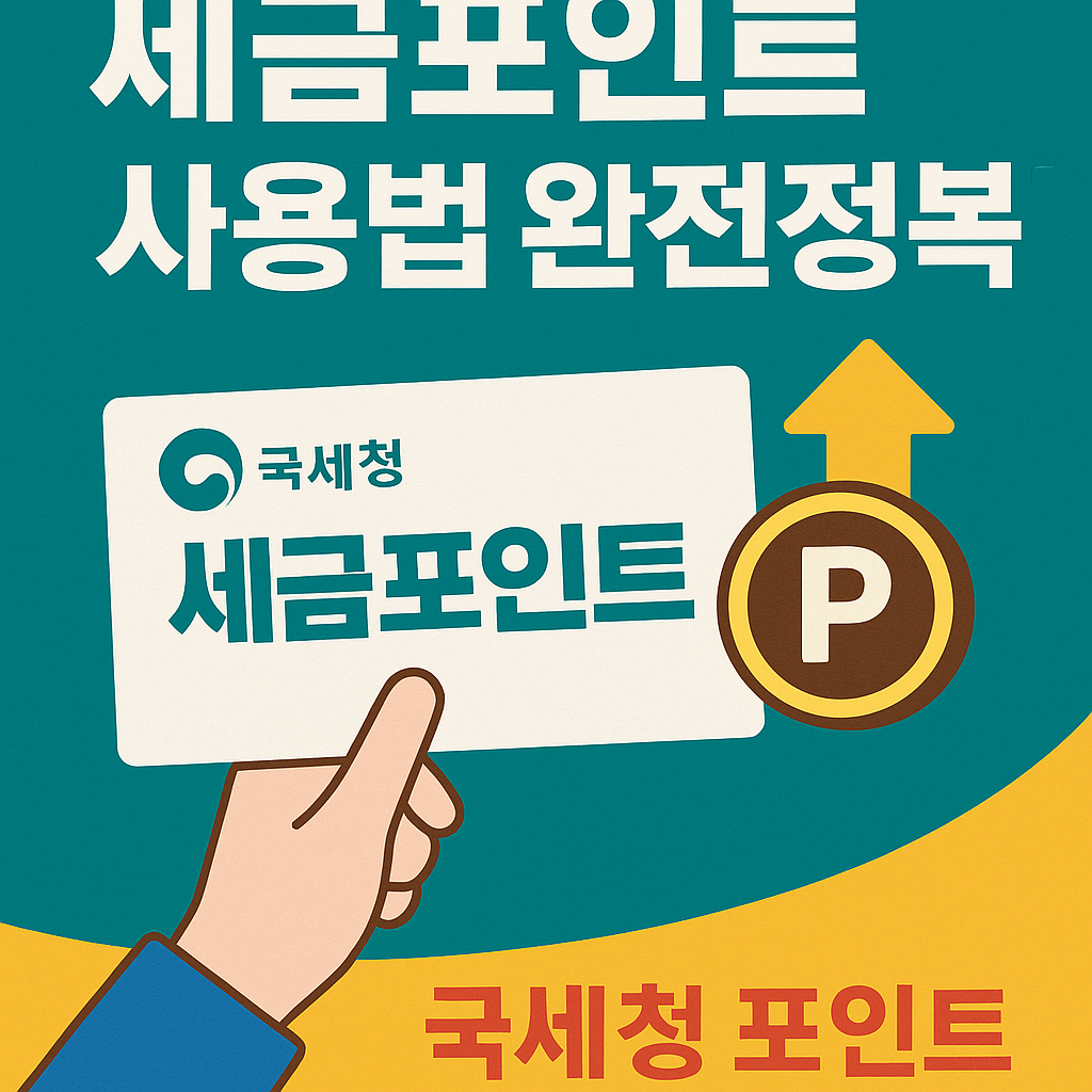 세금포인트 사용법 관련사진