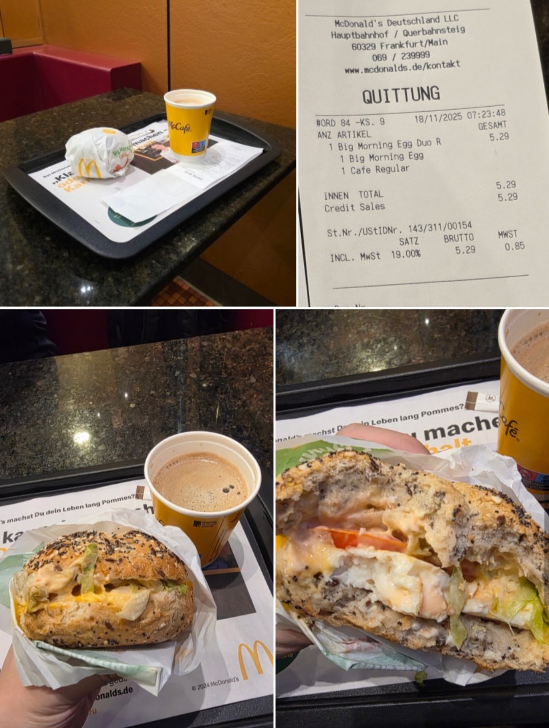 프랑크푸르트 중앙역 맥도날드