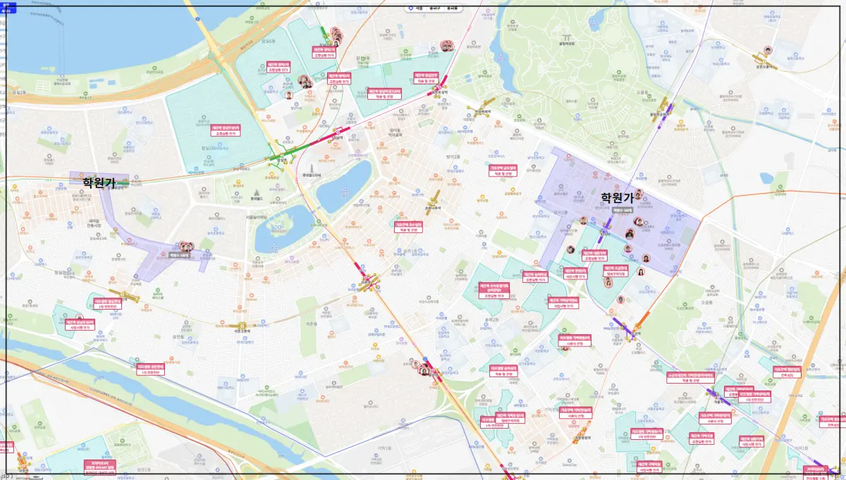 아실-송파구-학원가