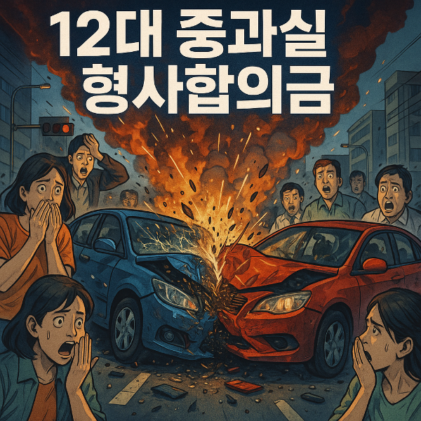 12대 중과실 형사합의금 완벽정리