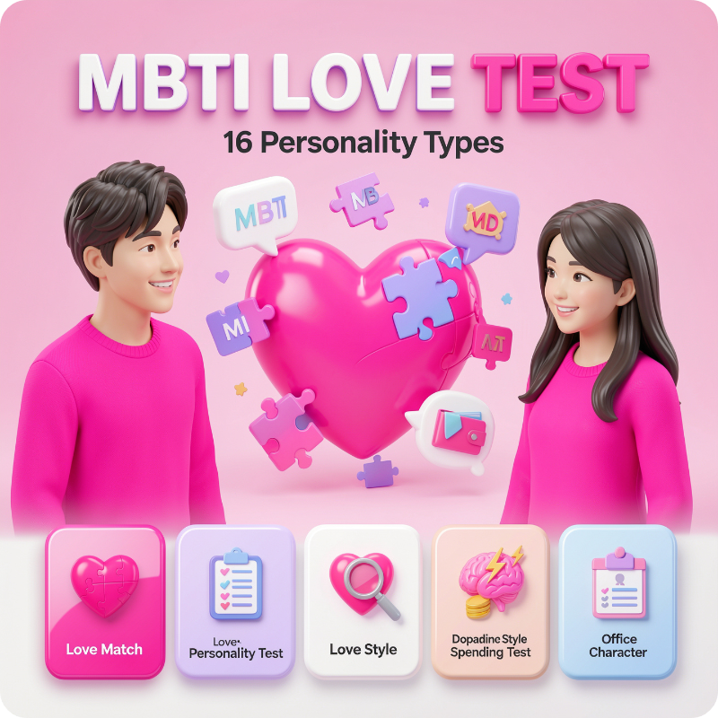MBTI 연애 궁합 무료 테스트 이미지