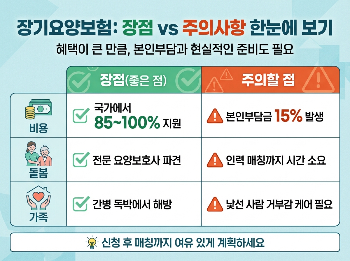 장단점 및 비용 비교-인포그래픽