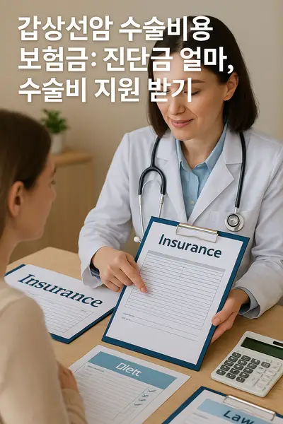 갑상선암 수술비용 보험금: 진단금 얼마, 수술비 지원 받기