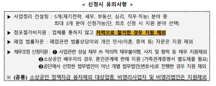 소상공인 폐업지원금 신청
