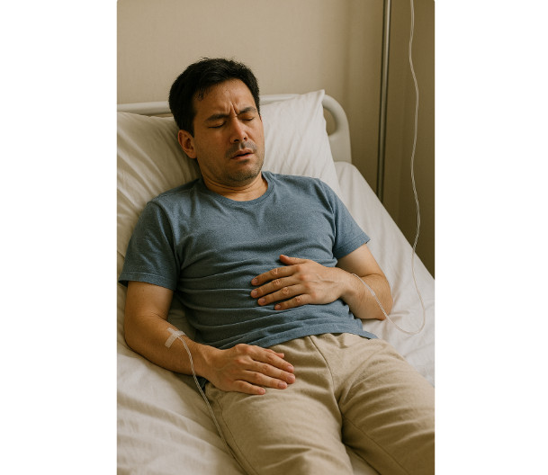 식중독 걸린 사람