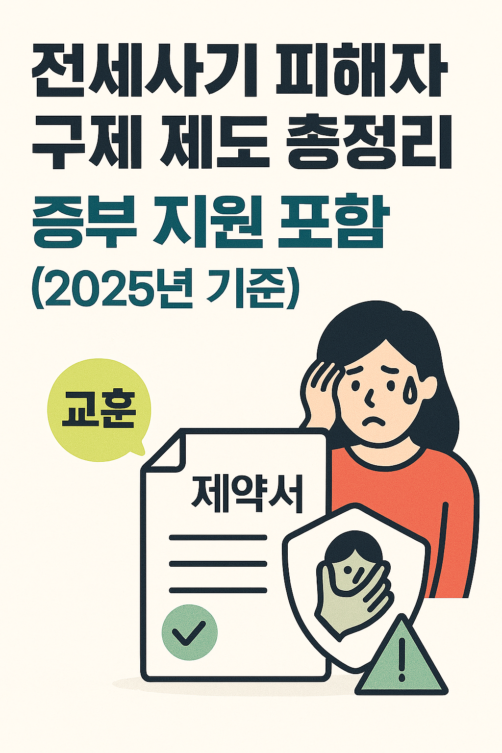 전세사기 피해자 구제 제도 총정리 – 정부 지원 포함 (2025년 기준)