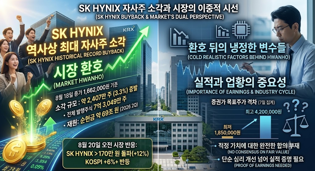 SK하이닉스 자사주 소각 40조 규모와 주가 영향 총정리