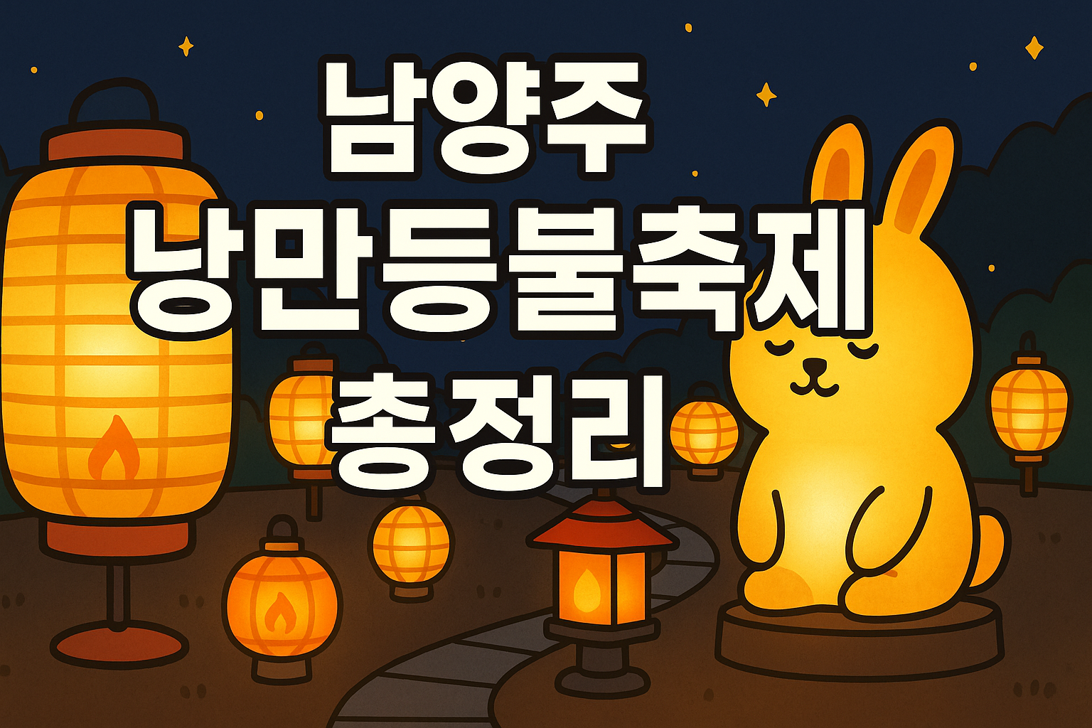 남양주 낭만등불축제 총정리