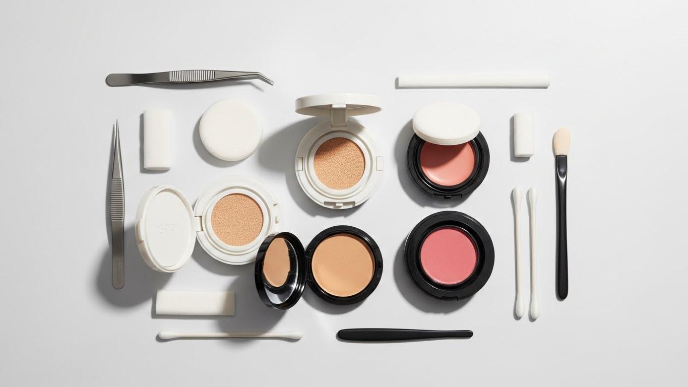 패딩 화장품 지우기