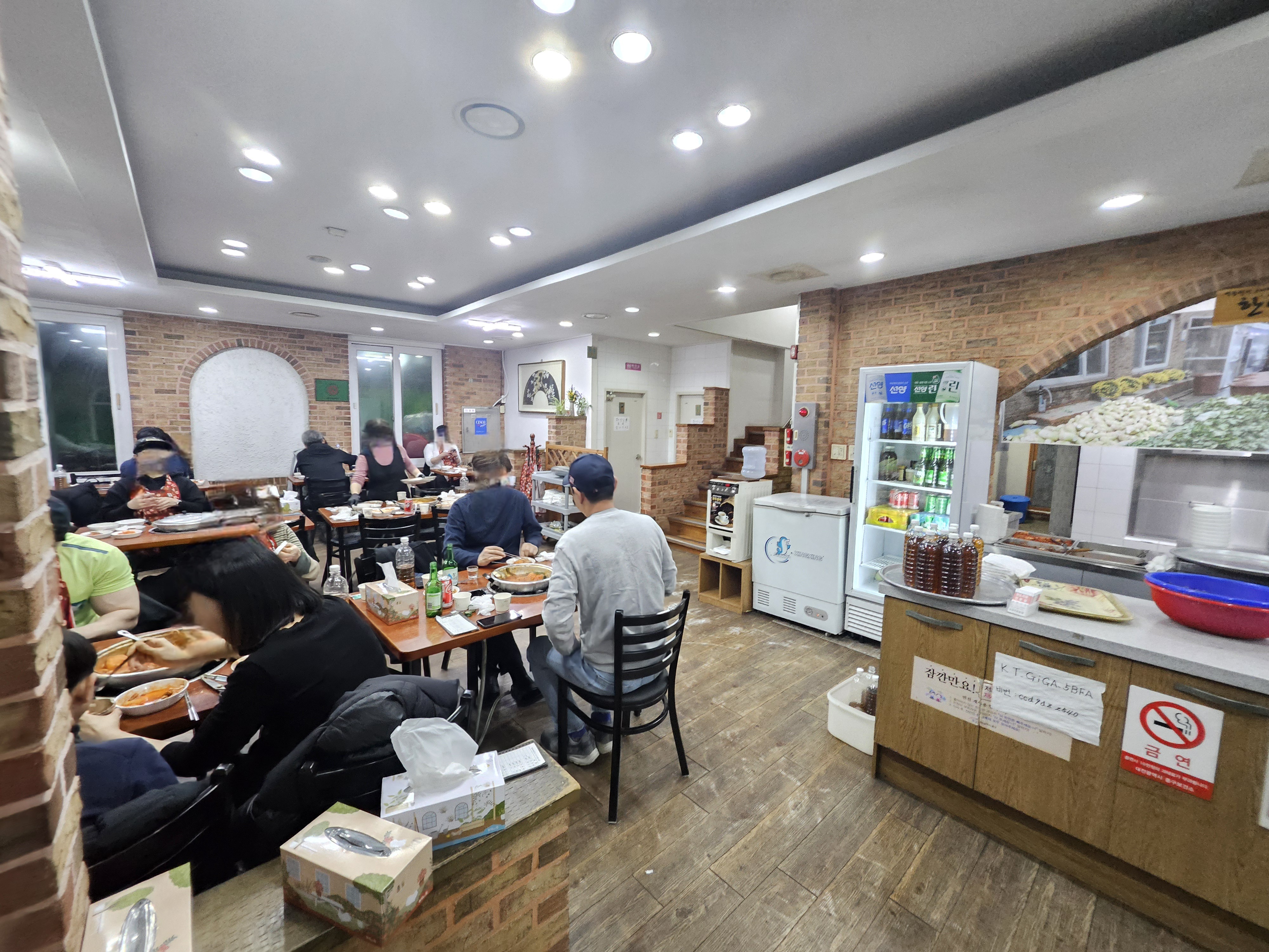 대전 오류동 닭볶음탕 맛집 한영식당 실내