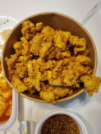 노랑통닭 메뉴 추천 갈릭인더딥 순살3종 엄청큰 후라이드 가격_14