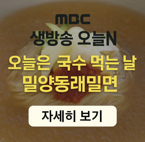 용인 밀양동래밀면