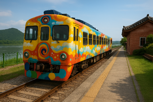 완주 비비정 예술열차