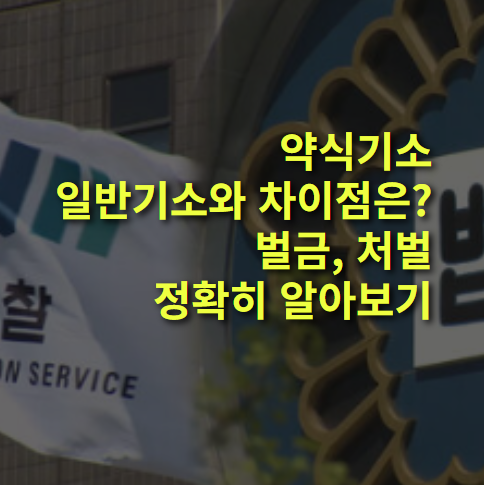 약식기소란? 일반기소와 차이점, 벌금 처벌 알아보기.