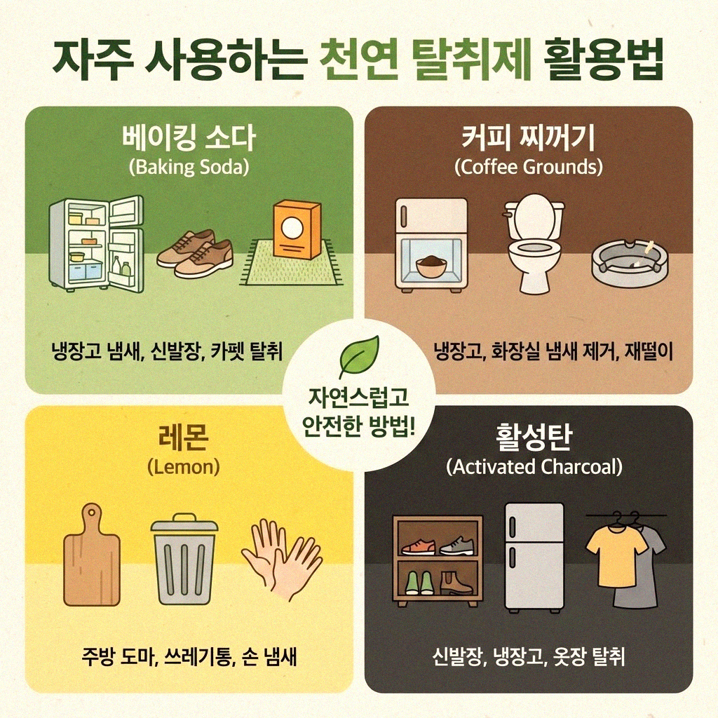 신발 냄새 걱정 끝 현관을 쾌적하게 만드는 천연 탈취 비법