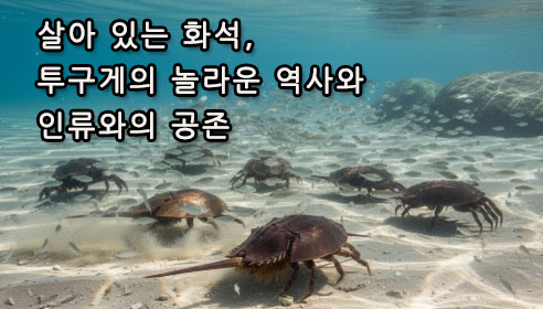 살아 있는 화석, 투구게의 놀라운 역사와 인류와의 공존