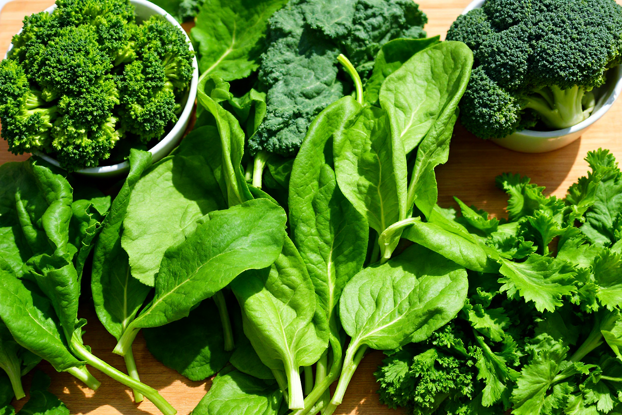 시금치,케일,브로콜리