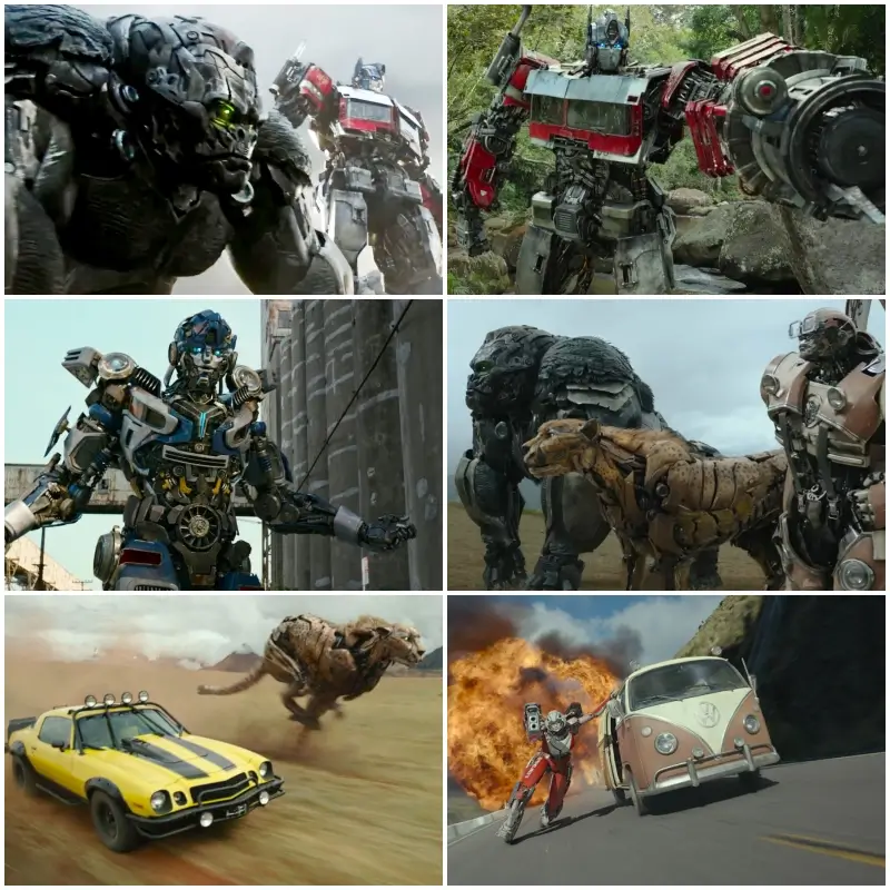 오토봇 맥시멀이 등장하는 영상 장면