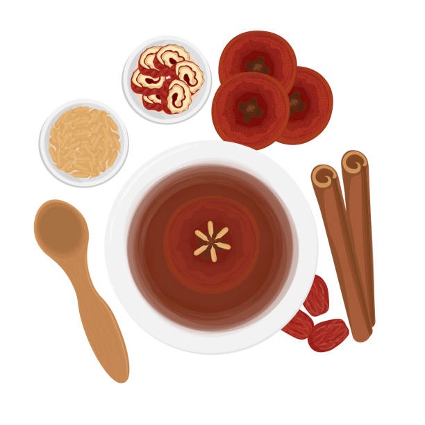 수정과 일러스트