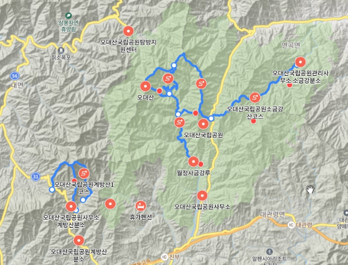 오대산 국립공원
