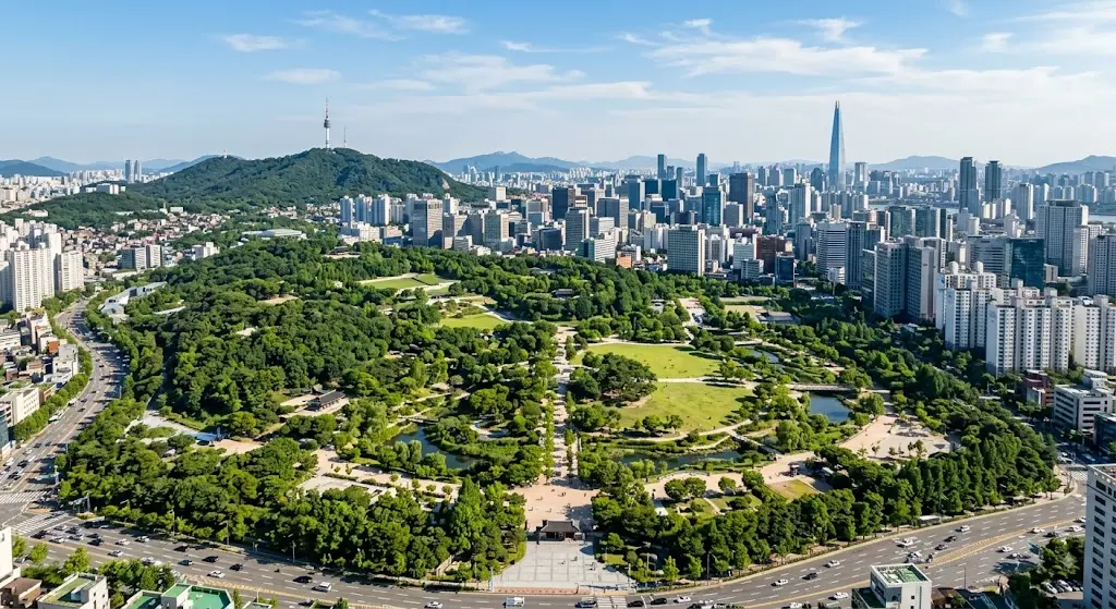 용산공원 부지 전경 이미지