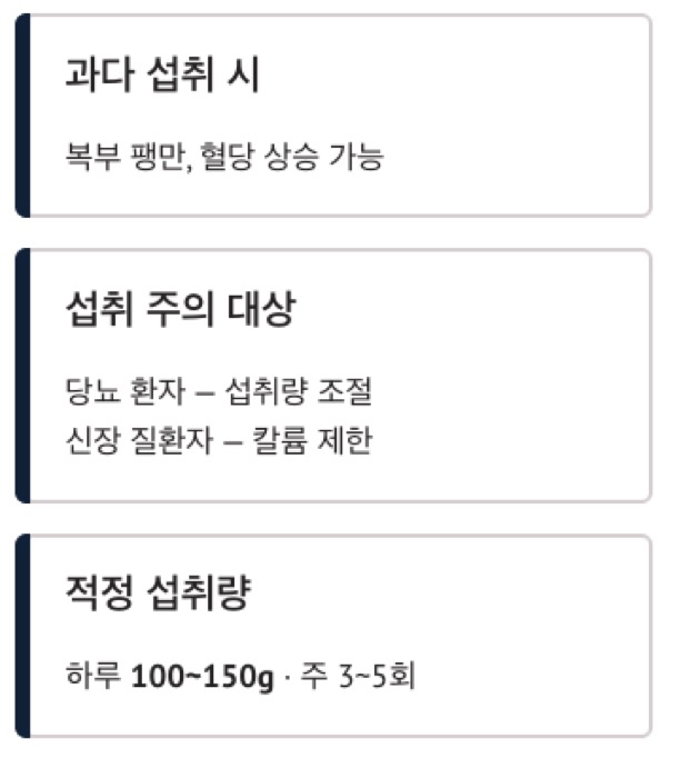자색 고구마 과다 섭취