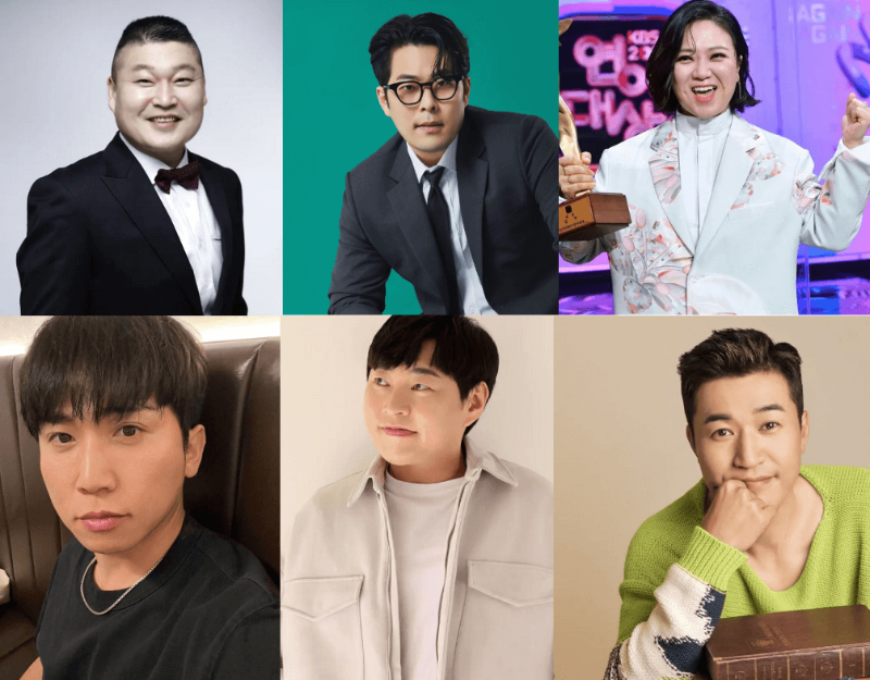 INFP 방송인&#44; 강호동&#44; 김해준&#44; 김숙&#44; 유세윤&#44; 이진호&#44; 김종민