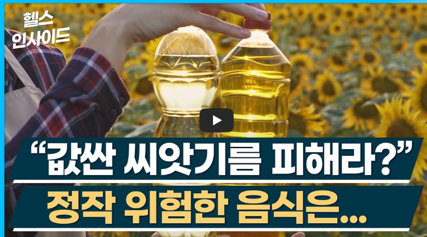 씨앗기름 효능 씨앗기름 오해