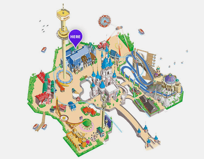 롯데월드 흡연실