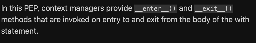 python with문