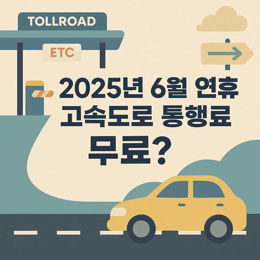 6월고속도로통행료무료