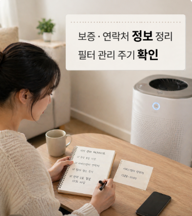 사후 관리 위한 준비사항