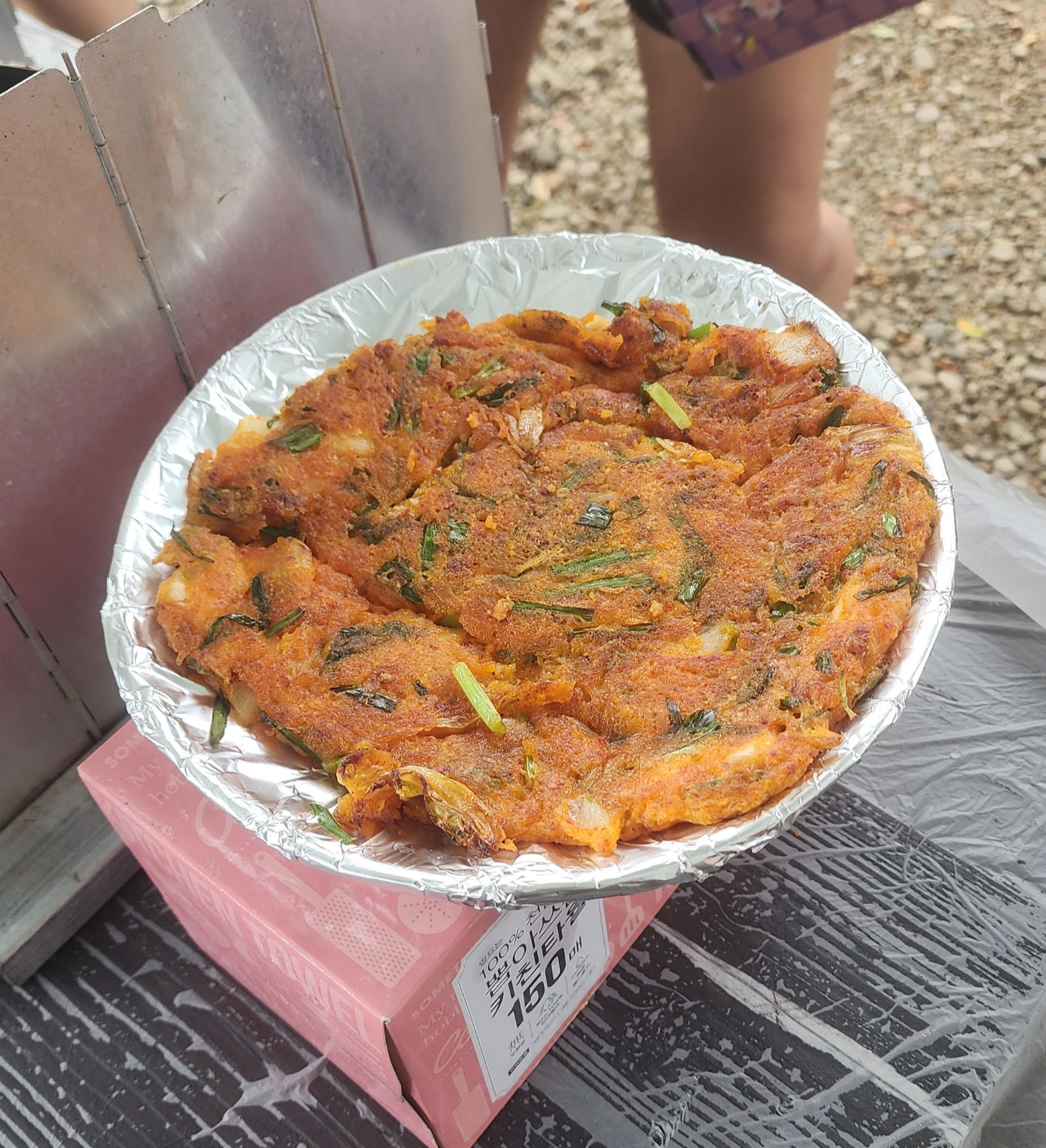 흙내음 글램핑 김치전