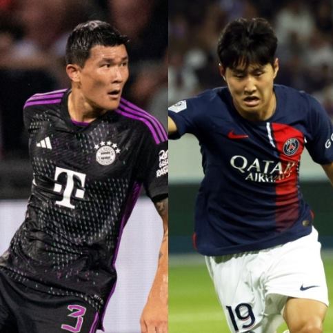 김민재와 이강인 챔피언스 리그 중계입니다