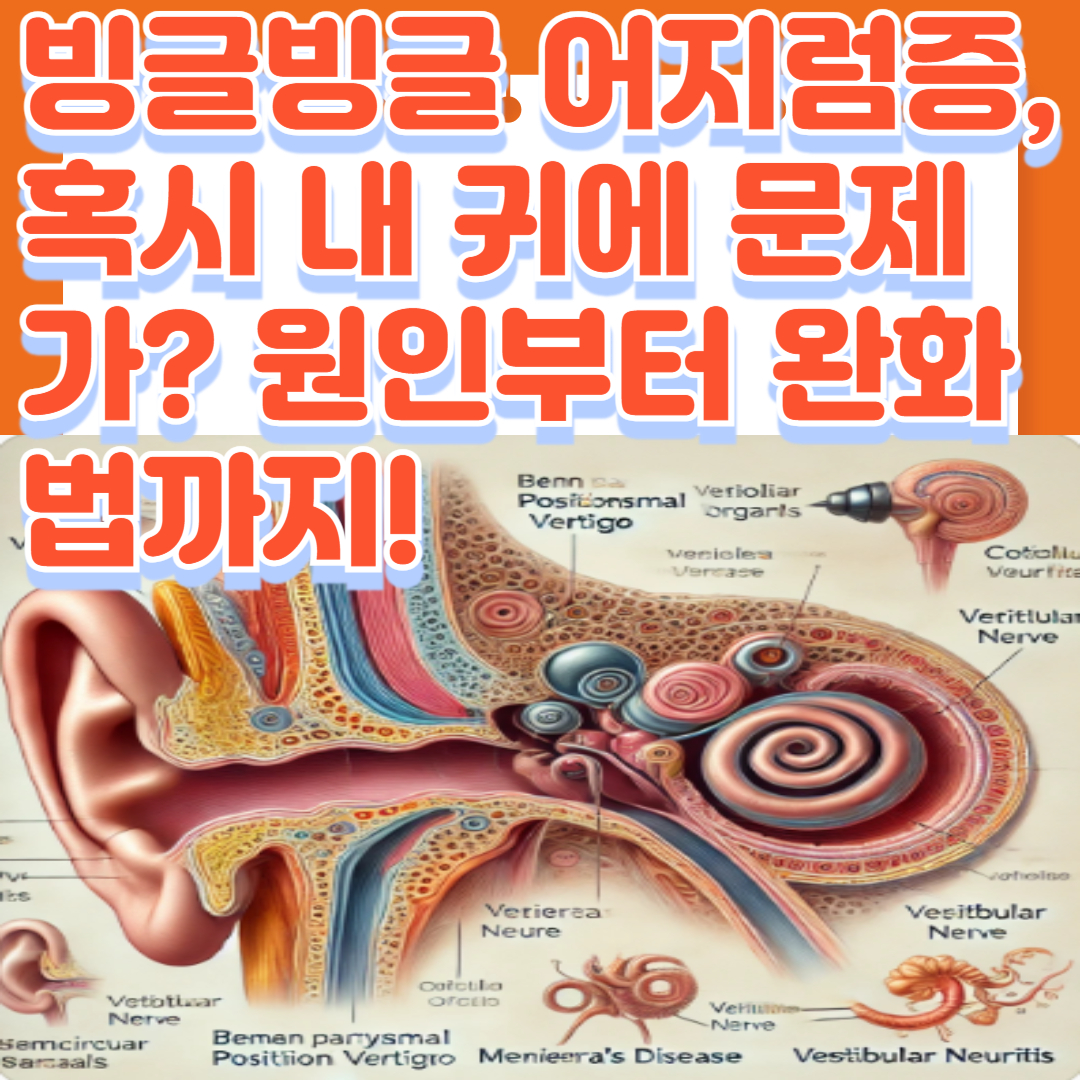 빙글빙글 어지럼증, 혹시 내 귀에 문제가? 원인부터 완화법까지!