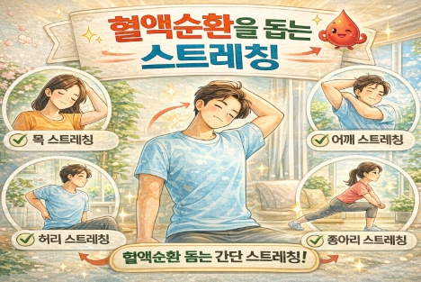 혈액순환을 돕는 스트레칭