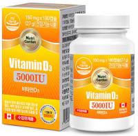 뉴트리가든 비타민D3 5000IU, 180정, 1개