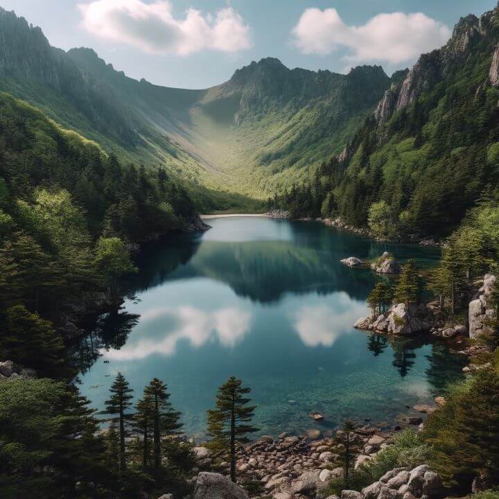 백두산 관광지