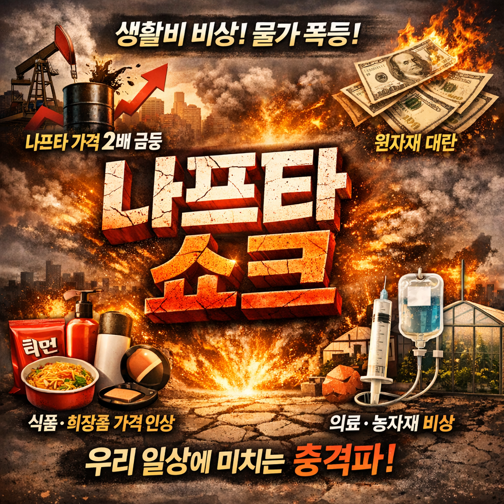 나프타 쇼크가 화장품&middot;식품포장재&middot;생활용품에 미치는 영향