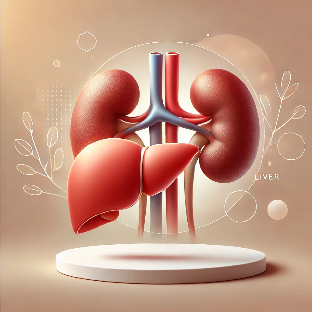 비타민C 메가도즈와 신장·간 건강 관련 이미지